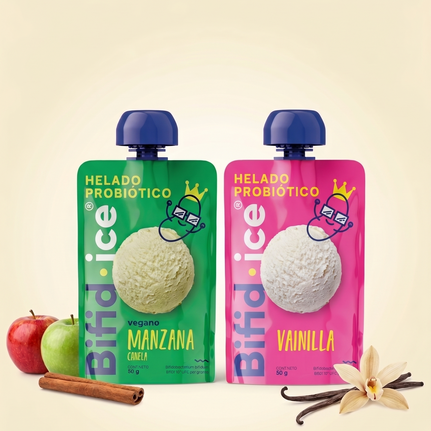 Pack MIX Pouch: Manzana/Canela y Vainilla 🍎🍦