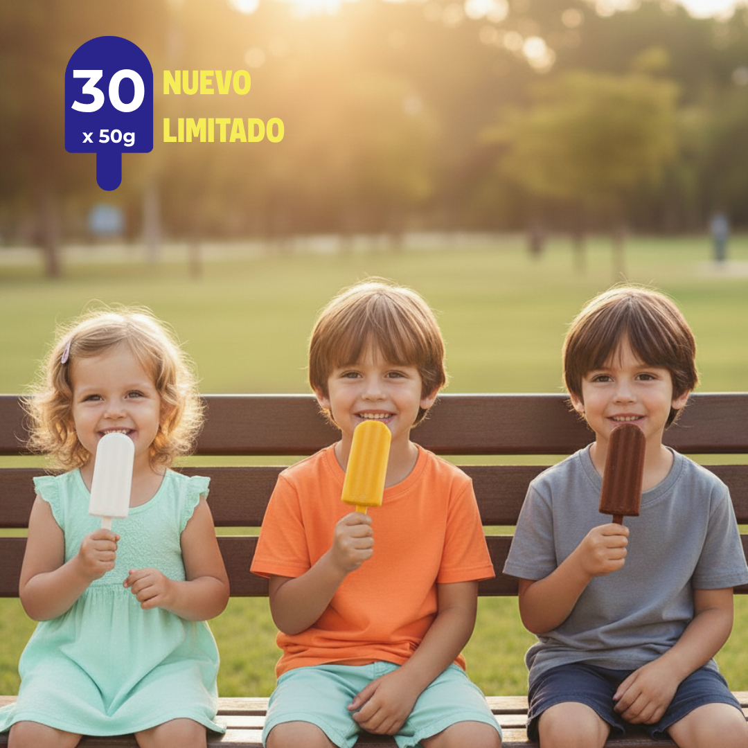 Super BifiPaletas Mango - Cacao Proteica - Vainilla Coco Leche de Burra