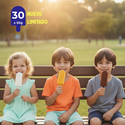 Super BifiPaletas Mango - Cacao Proteica - Vainilla Coco Leche de Burra