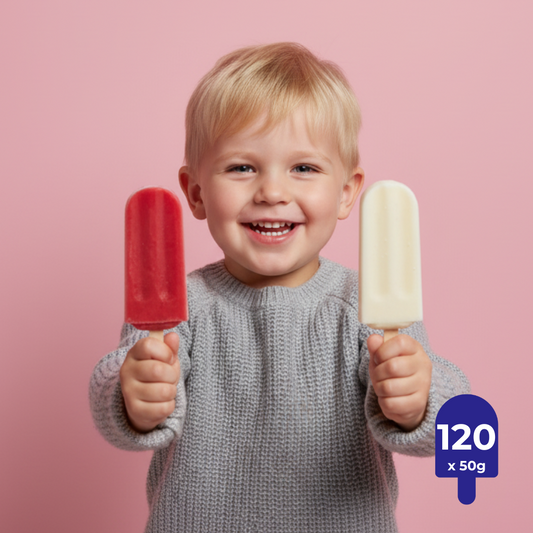 120 Paletas | Mix Frutos Rojos - Vainilla Paletas