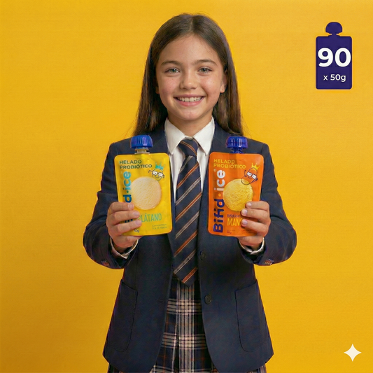 Pack 90 Pouch: Mix Plátano y Mango