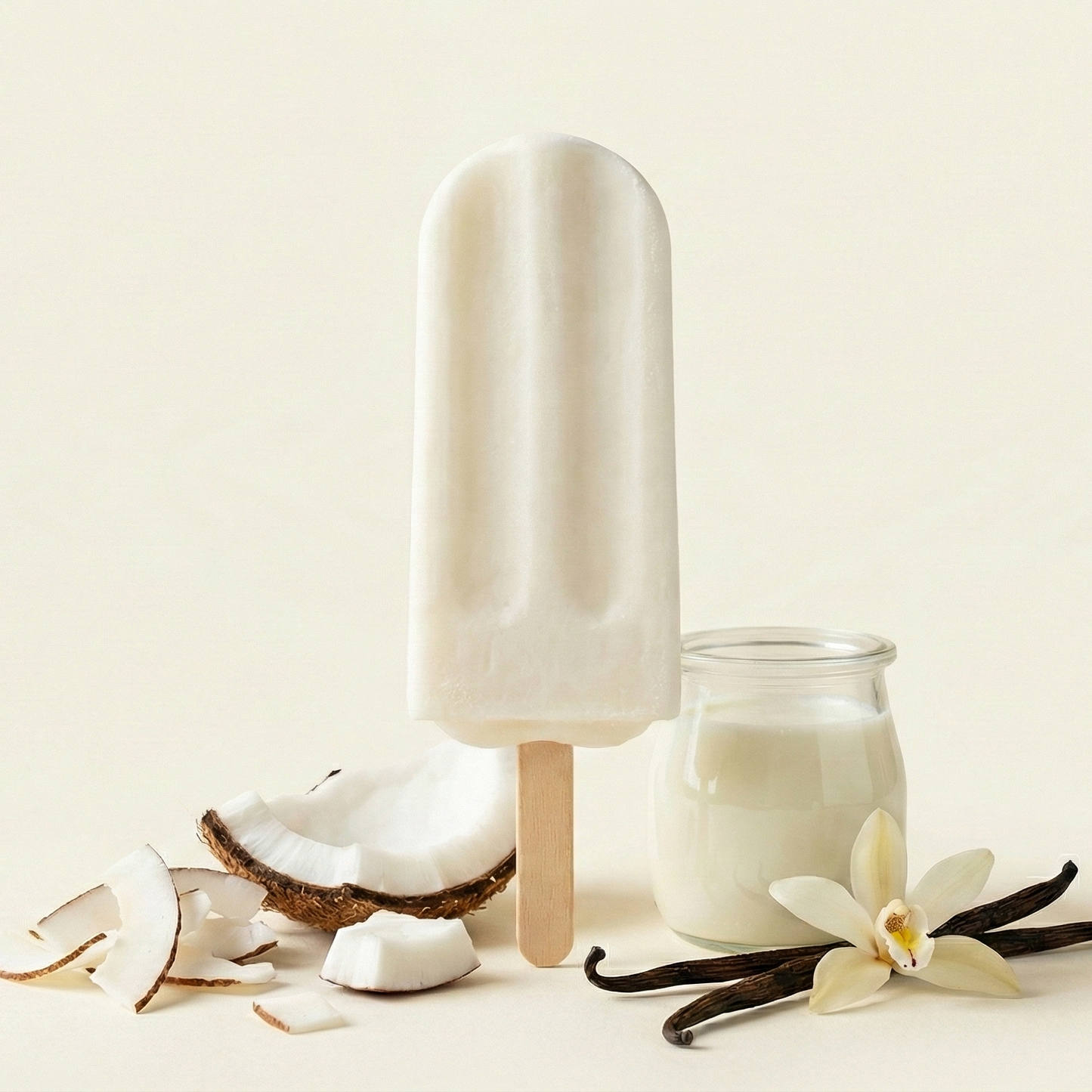 Paleta BifiPlus ➕: Leche de burra, coco y vainilla