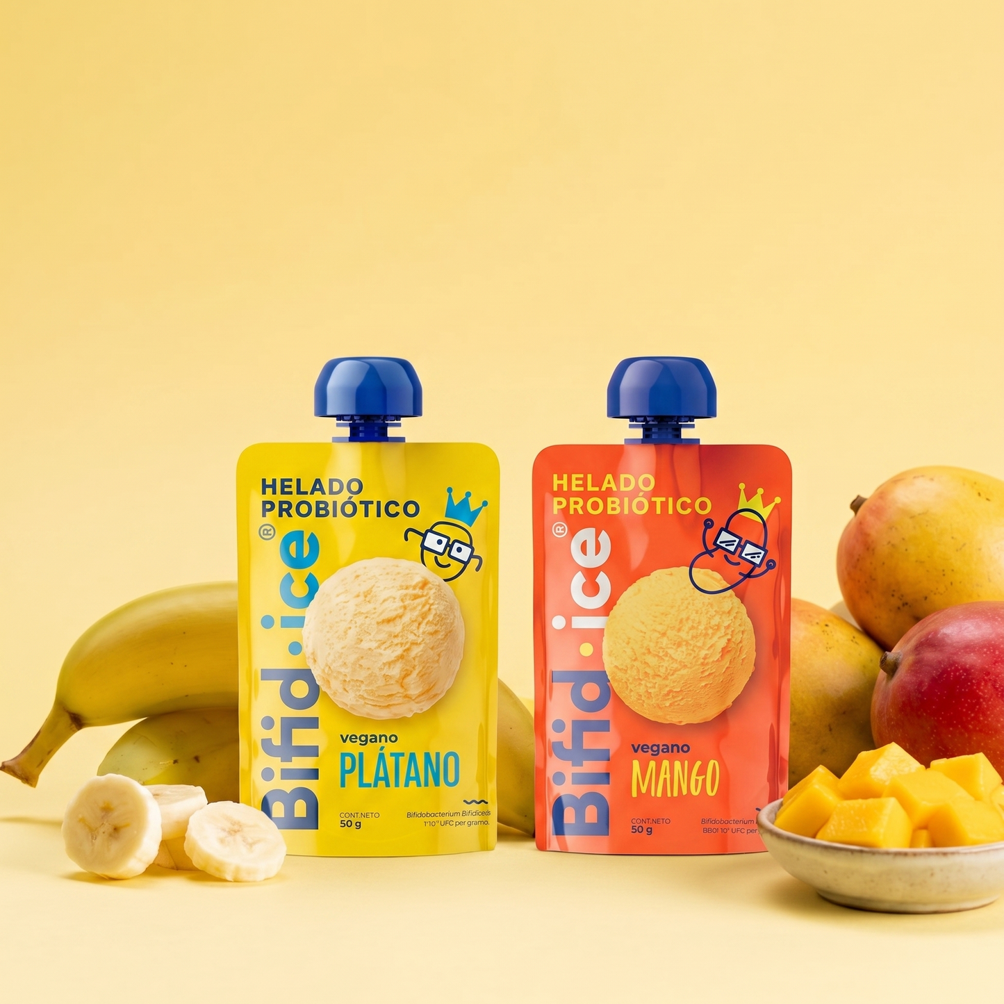 Pack MIX Pouch Mango y Plátano 🥭🍌